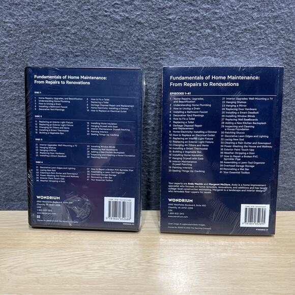 WONDRIUM 2022 Fundamentals of Home Maintenance DVD & Book From Repair Renovation - Picture 2 of 3